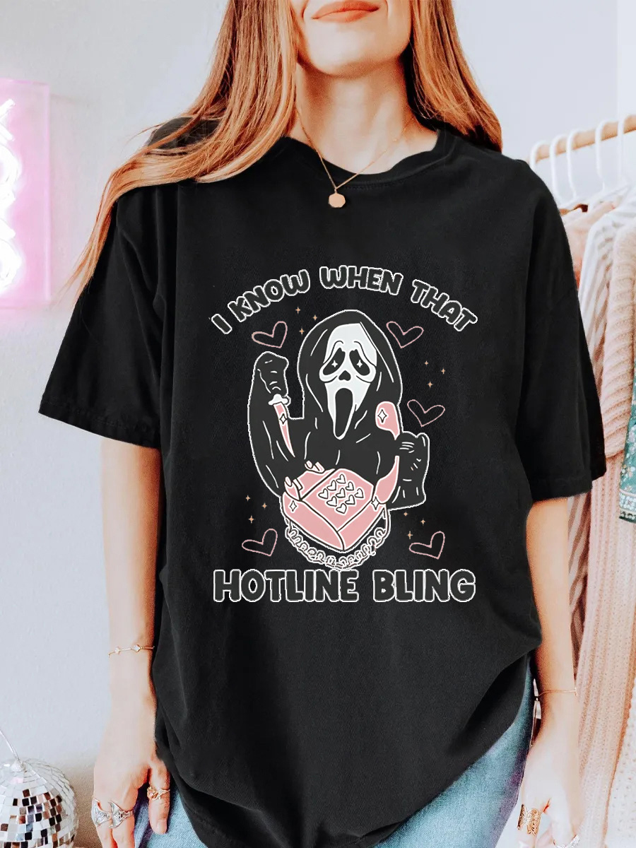 Vintage Hotline Bling Oversize Graphic Tee