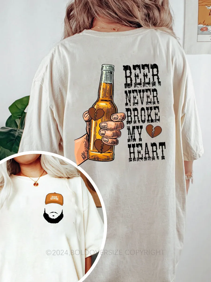 Vintage Beer Never Broke My Heart Tee