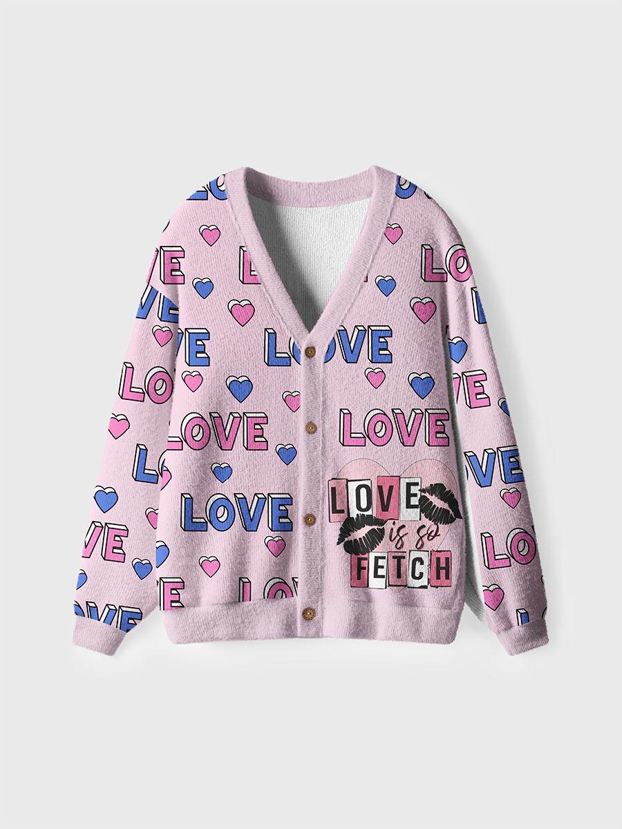 Vintage Love Is So Fetch Cardigan Sweaters
