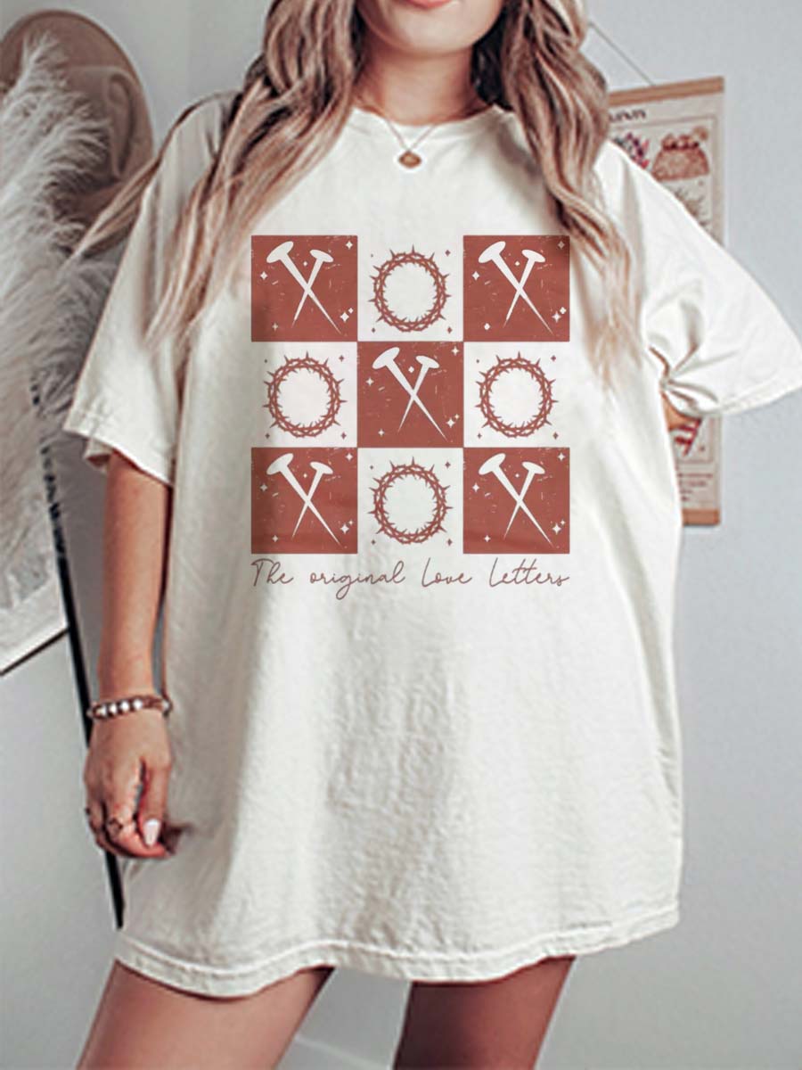 Vintage The Original Love Letters Oversize Graphic Tee