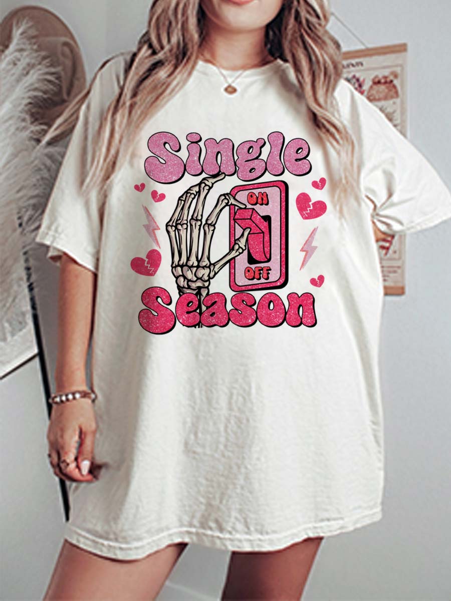 Vintage Single Season Oversize Graphic Tee