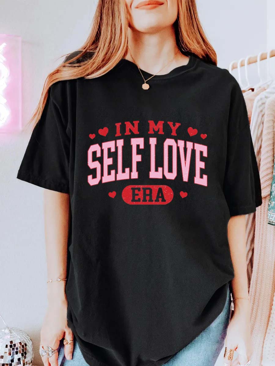 Vintage Self Love Era Oversize Graphic Tee