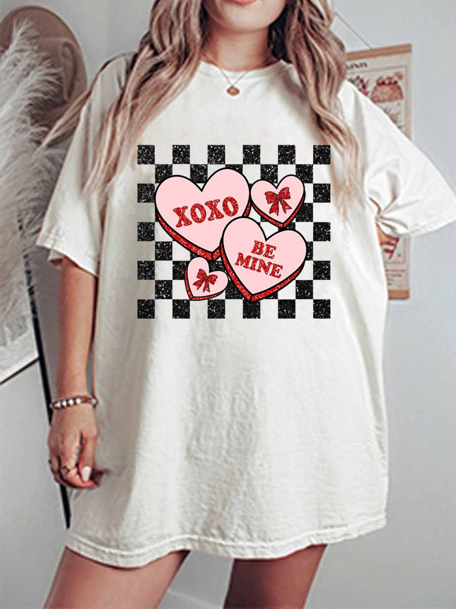 Vintage Xoxo Oversize Graphic Tee