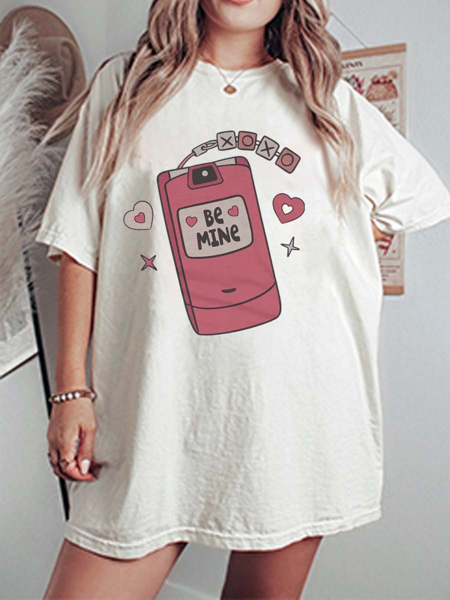 Vintage Xoxo Flip Oversize Graphic Tee