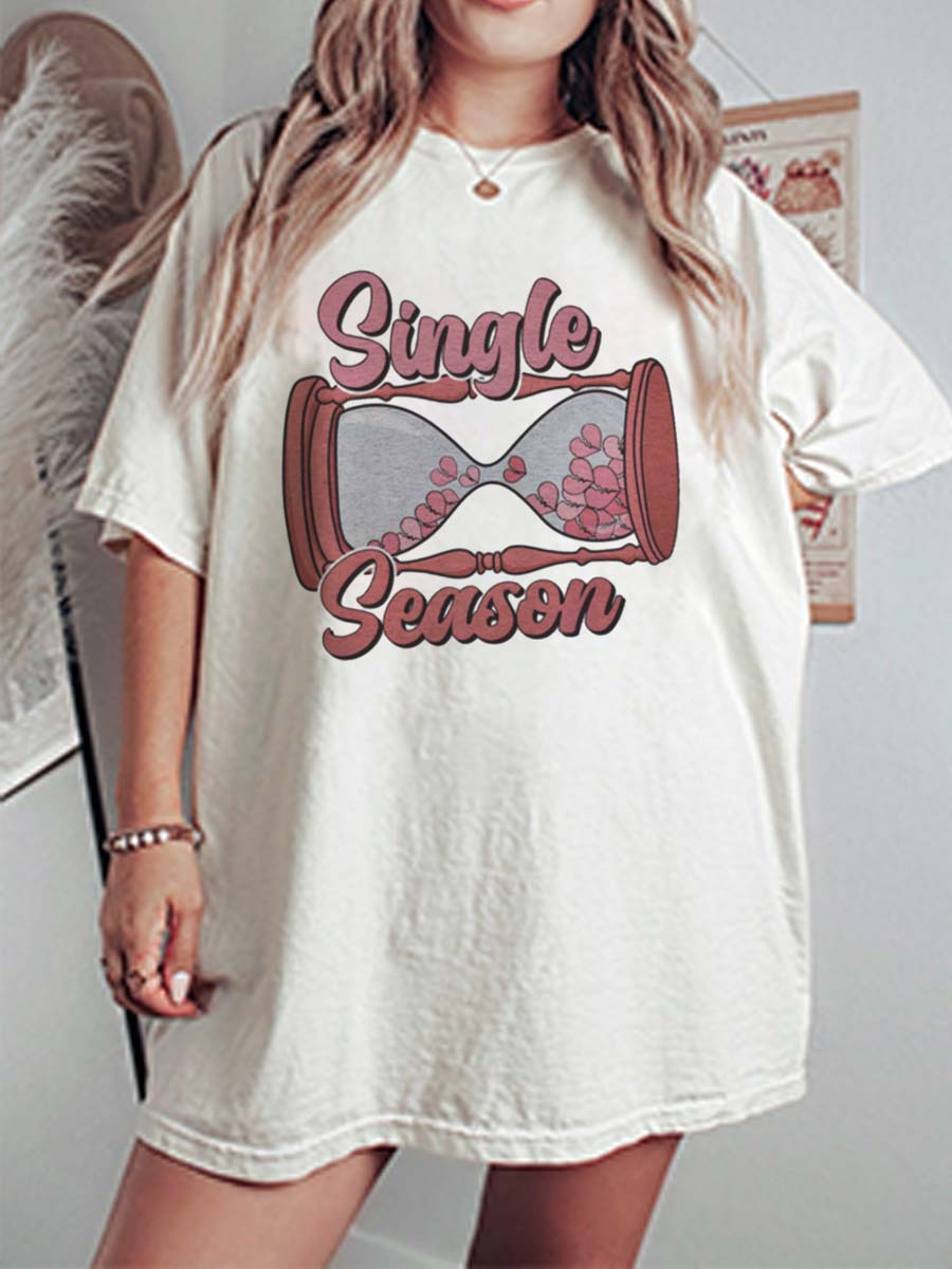 Vintage Single Season Oversize Graphic Tee
