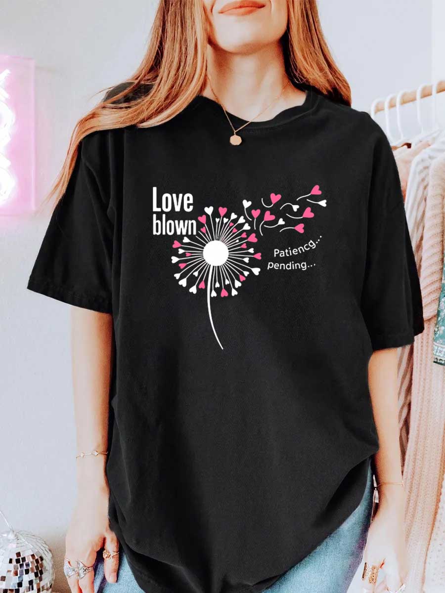 Vintage Love Blown Oversize Graphic Tee