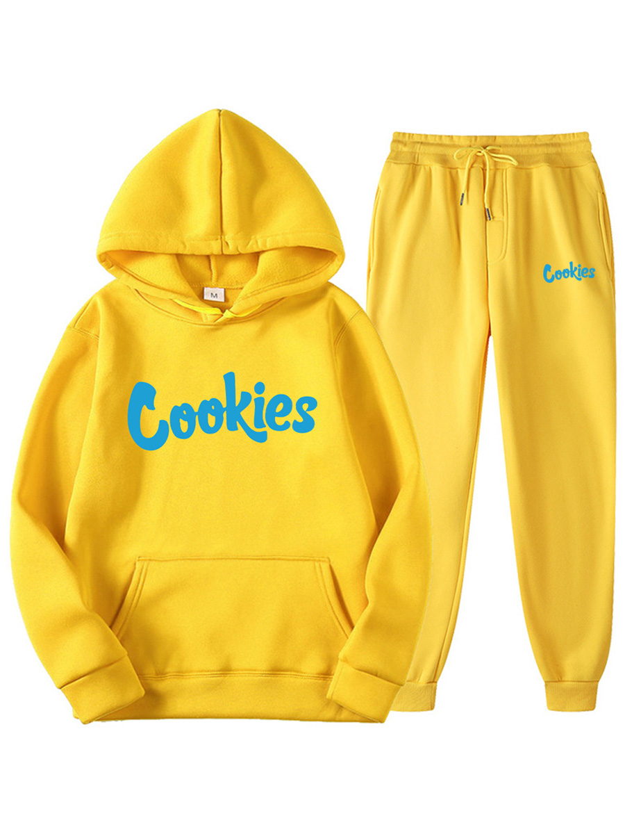 Yellow hot sale cookies hoodie