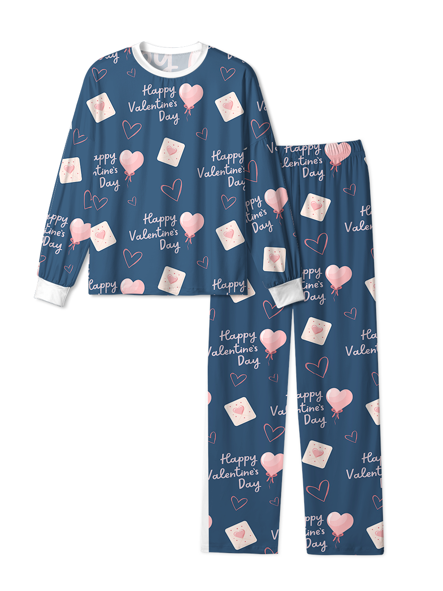 Vintage Ove Letters On Navy Pajamas