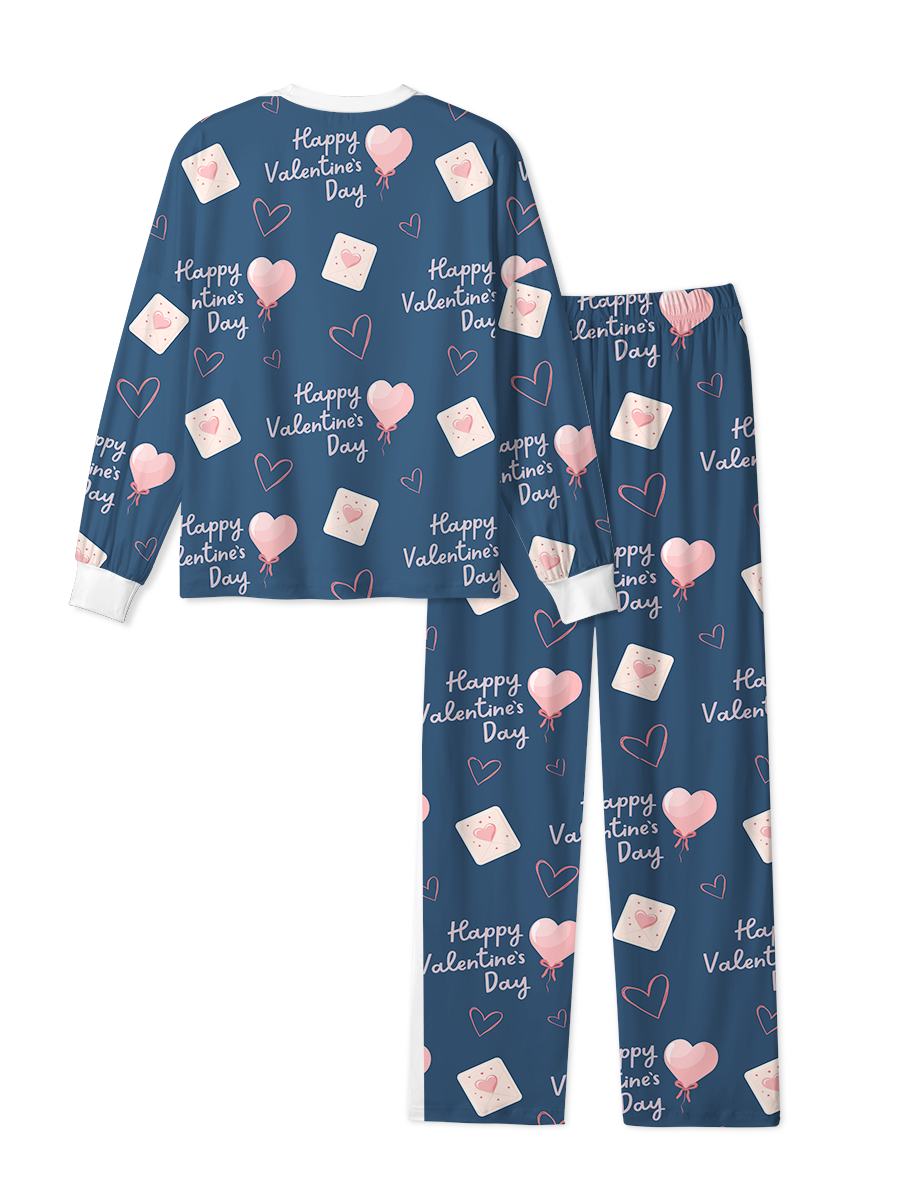 Vintage Ove Letters On Navy Pajamas