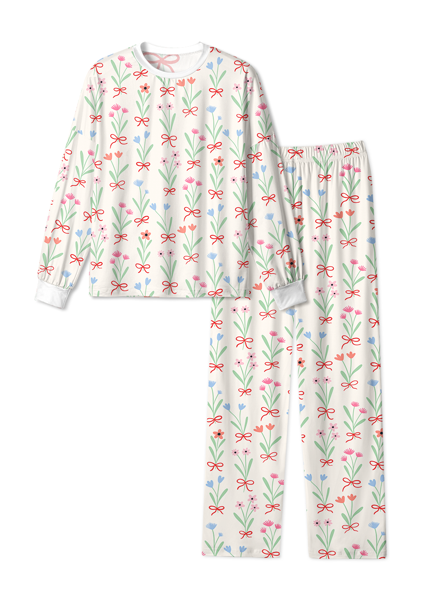 Vintage Romantic Rosebuds Pajama