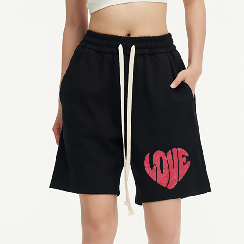 Vintage Love Unisex Shorts