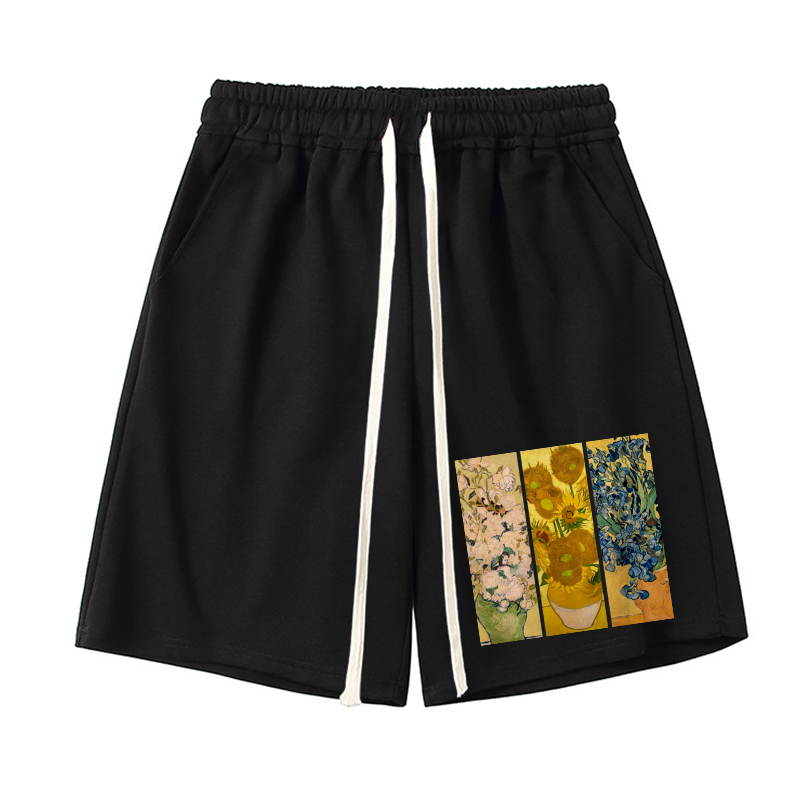 Vintage Van Gogh Unisex Shorts