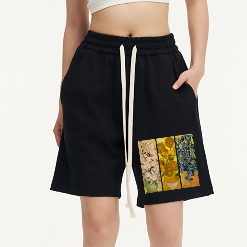 Vintage Van Gogh Unisex Shorts