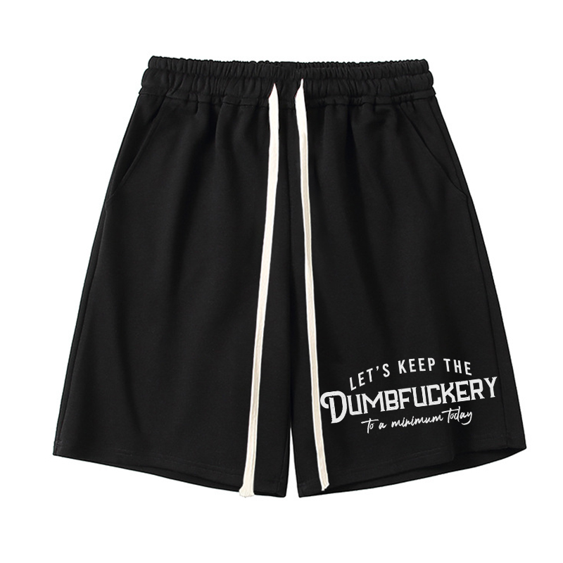 Vintage Let'S Keep The Dumbfuckery Unisex Shorts