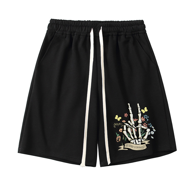 Vintage Good Energy Is Contagious Unisex Shorts