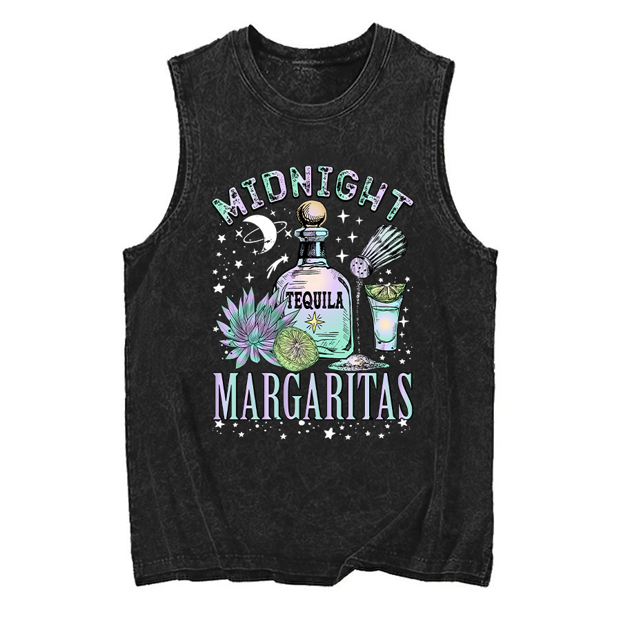 Vintage Midnight Tequila Washed Tank