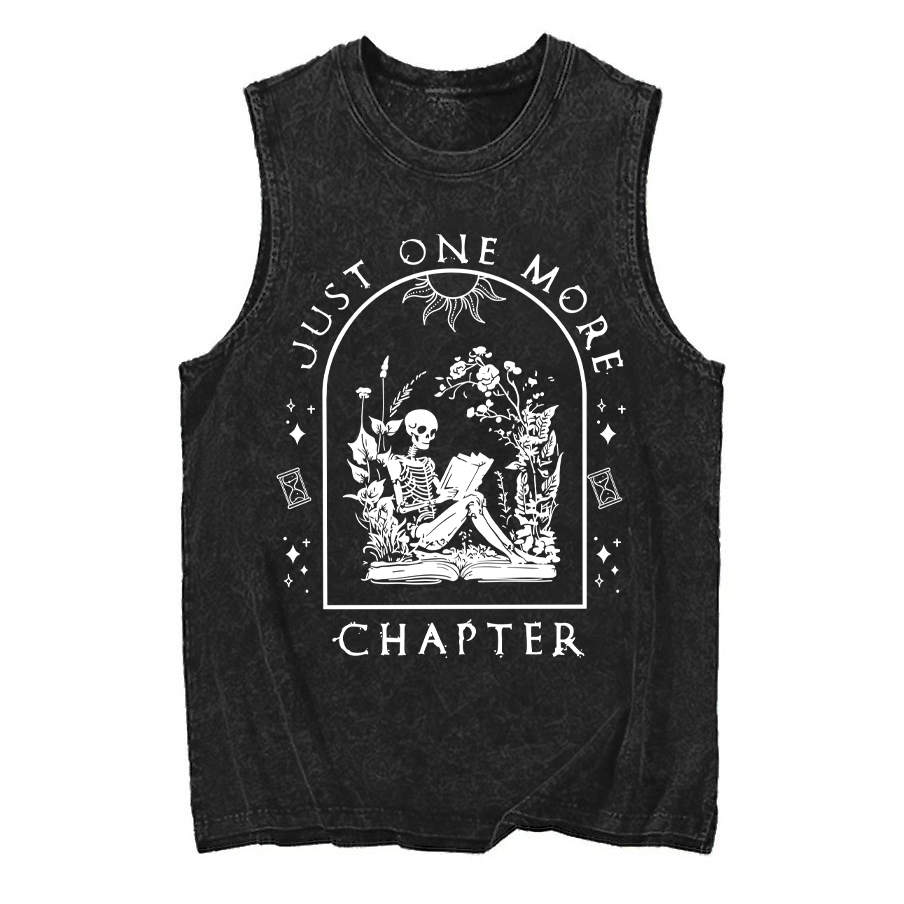Vintage One More Chapter Washed Tank