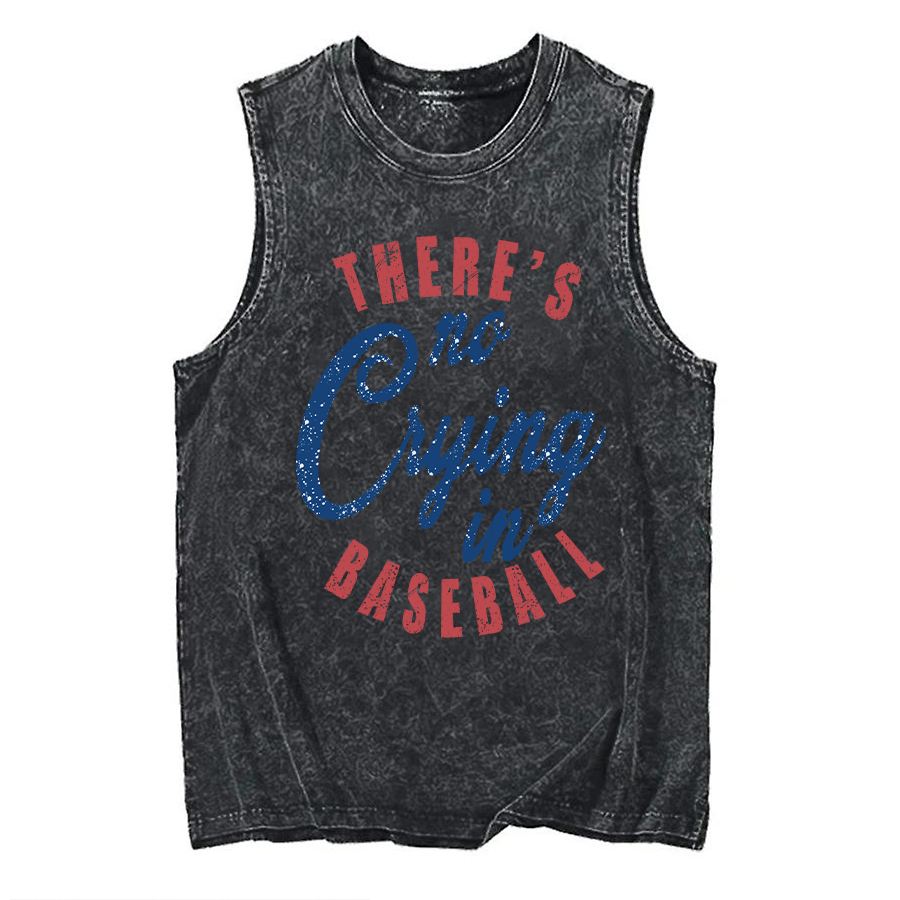 Vintage No Crying Washed Tank