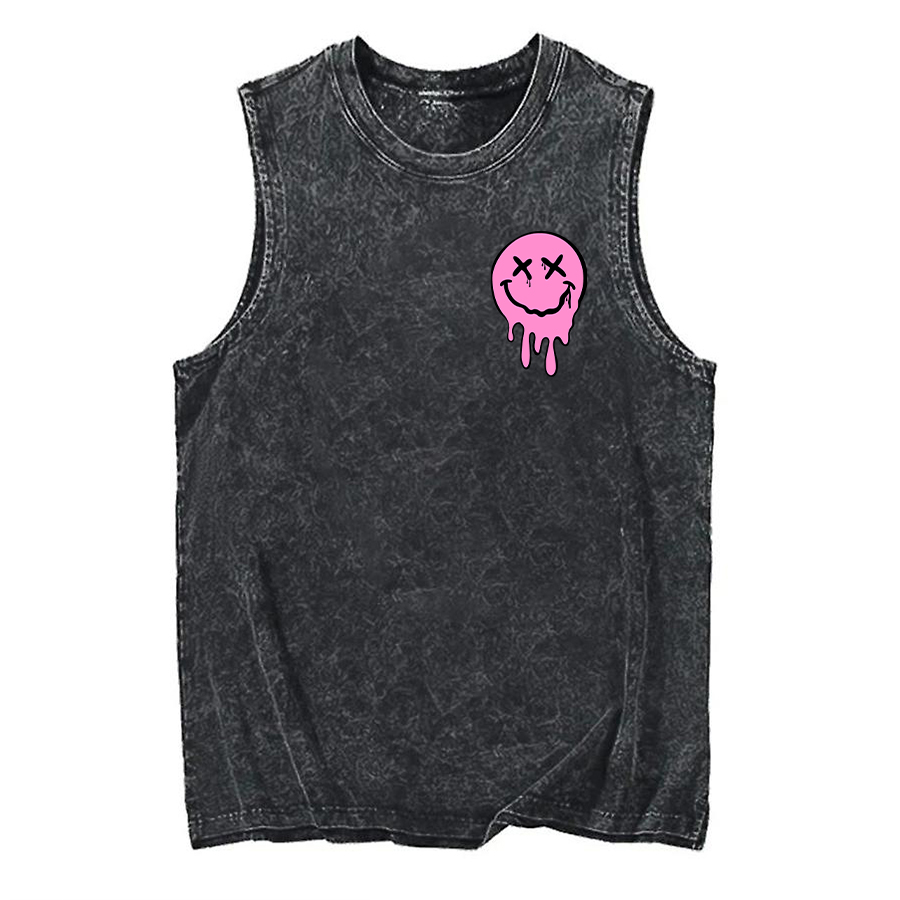 Vintage It'S Fine I'm Fine Washed Tank