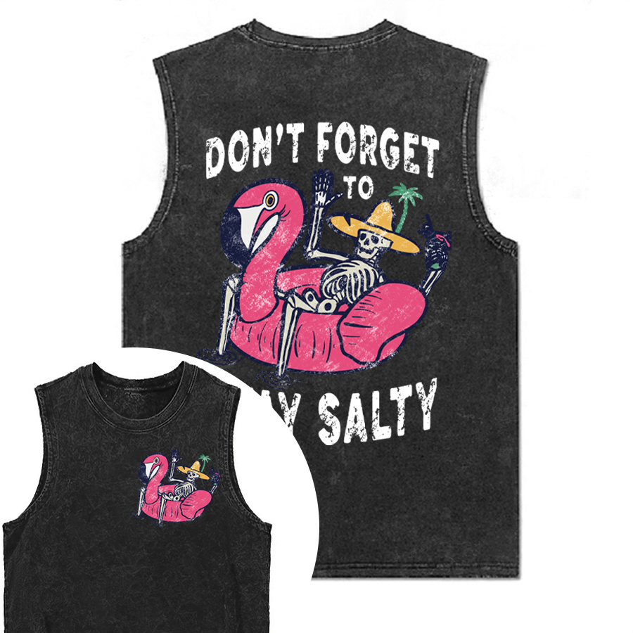 Vintage  Stay Salty Washed Tank