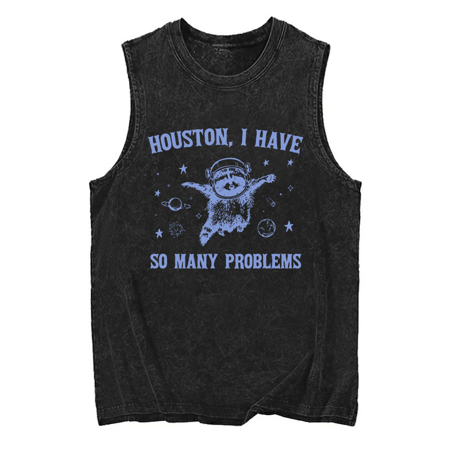 Vintage Raccoon Meme Washed Tank
