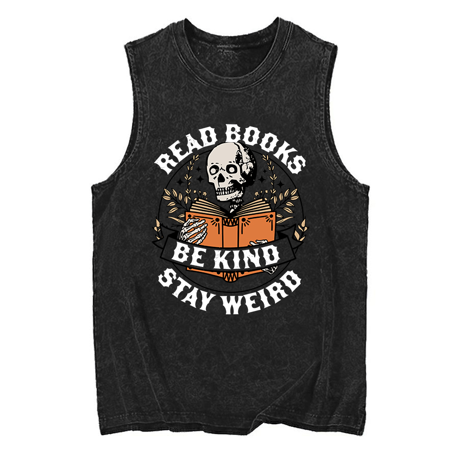Vintage Be Kind Stay Weird Washed Tank