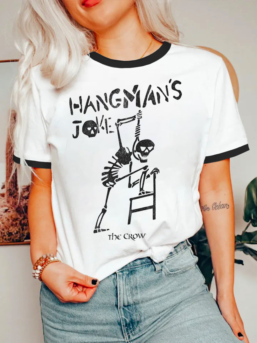 Hangman'S Joke The Crow Ringer Tee