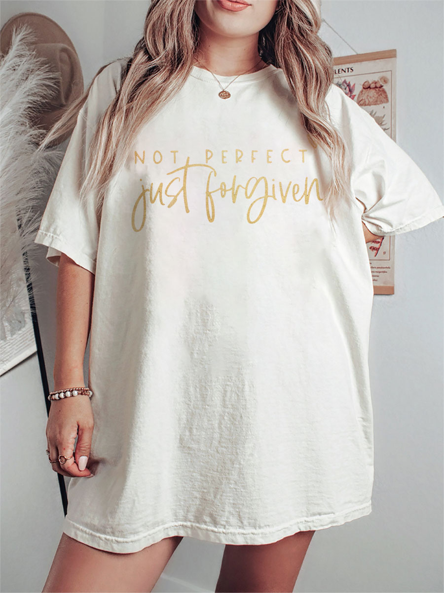 Vintage Not Perfect Just Forgiven Tee