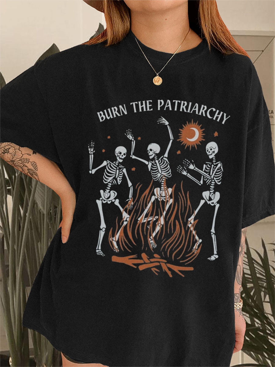 Vintage Burn The Patriarchy Tee