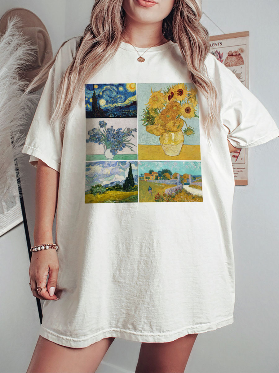 Vintage Van Gogh Paintings Tee