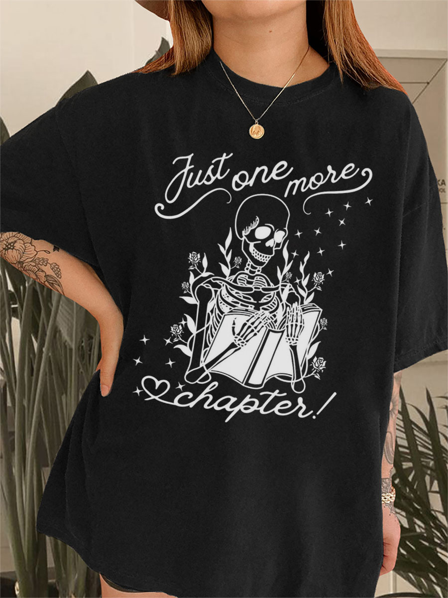 Vintage Just One A Chapter Skull Tee