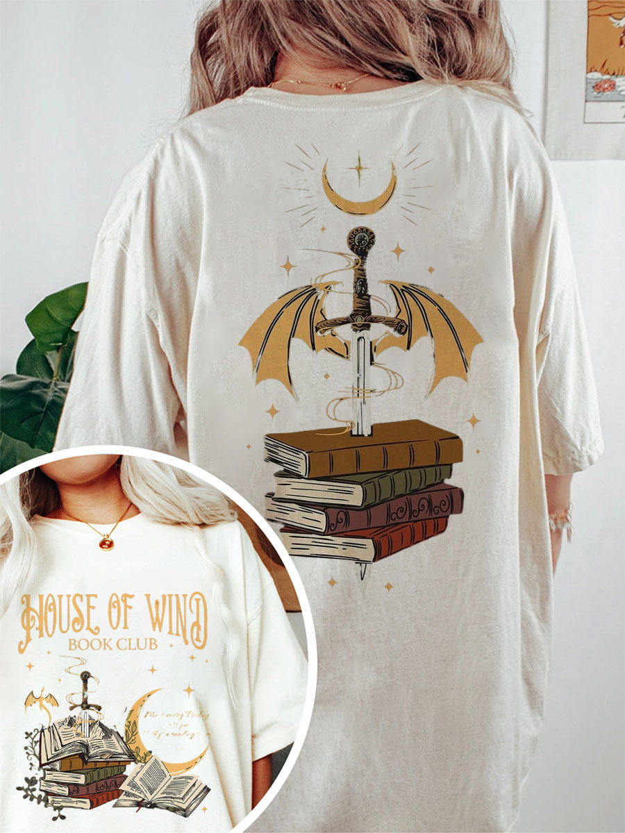 Vintage House Of Wind Book Club Tee