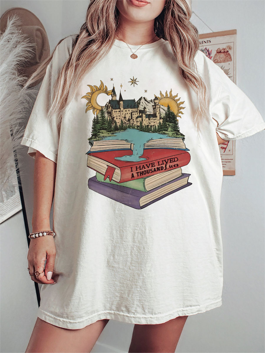 Vintage I've Lived A Thousand Lives Shirt Tee