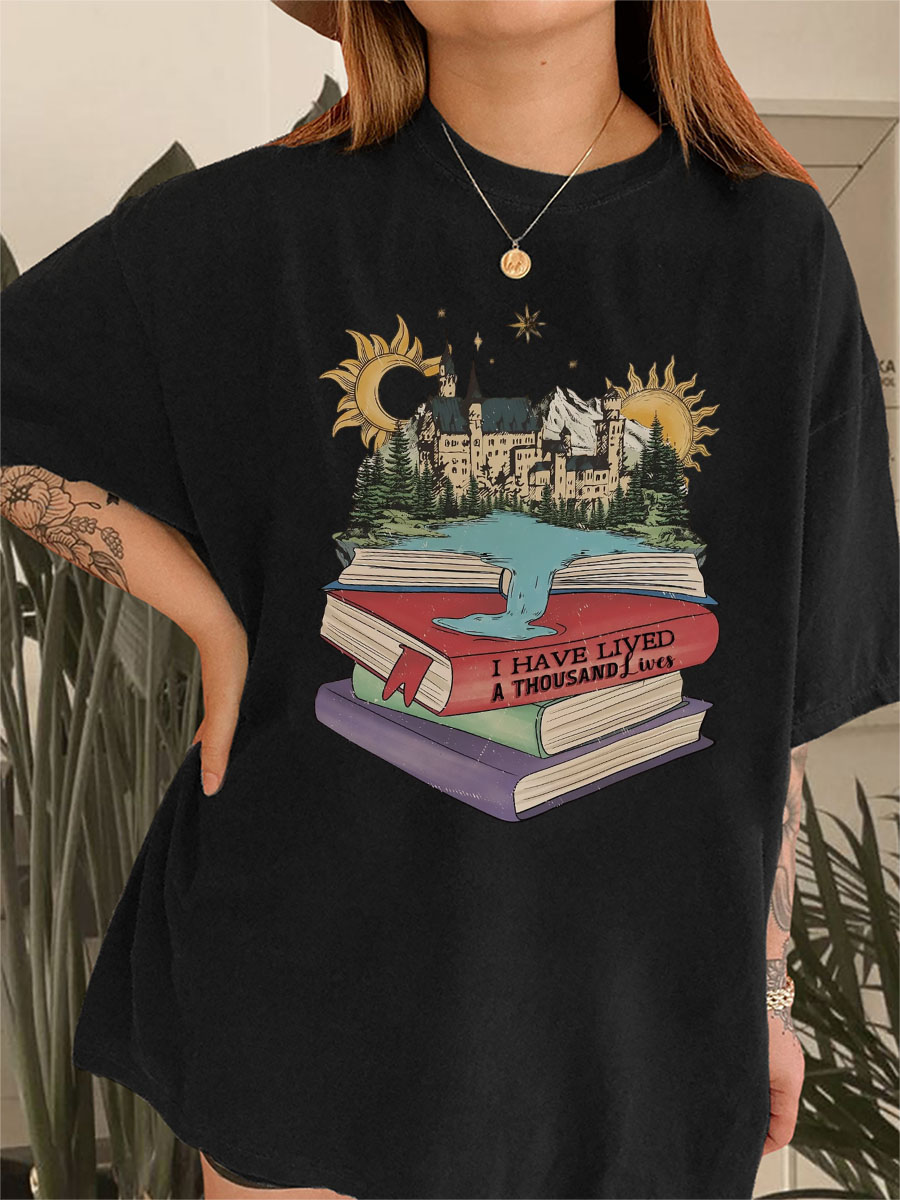 Vintage I've Lived A Thousand Lives Shirt Tee