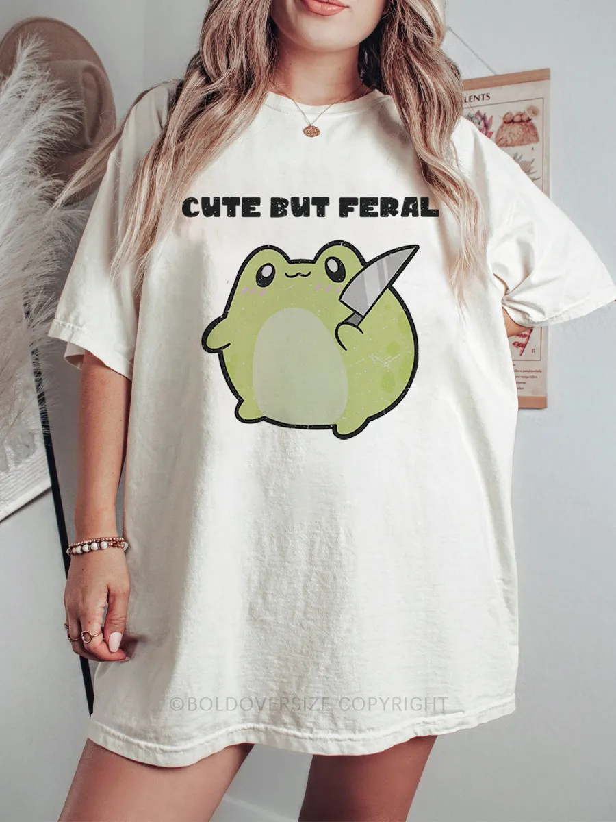 Vintage Cute But Feral Tee