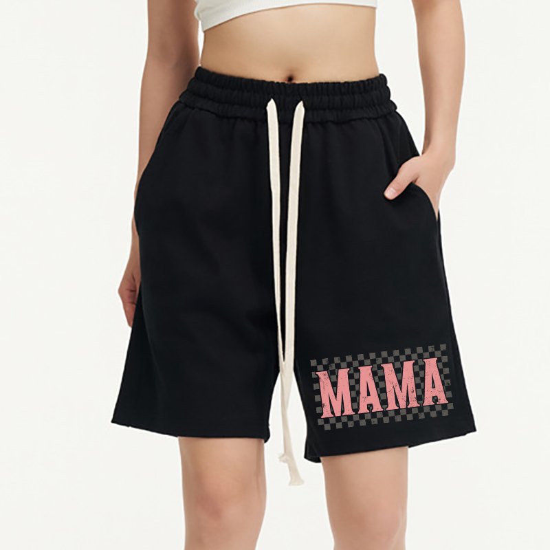 Vintage Boho Mama Unisex Shorts