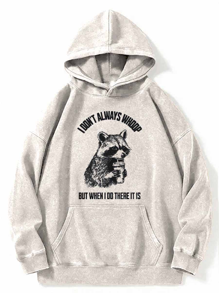 Vintage I Don't Always Whoop Washed Hoodie