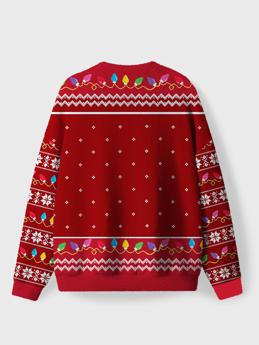 Vintage Chubby And Harder To Kidnap Christmas Ugly Sweater