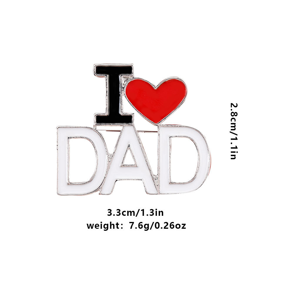 Metal Badge Mother's Day Lapel Pin