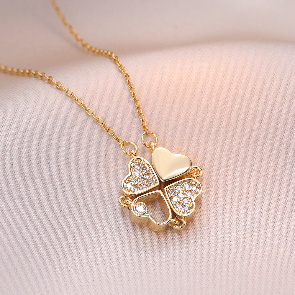 Four Leaf Clover Mother's Day Necklace