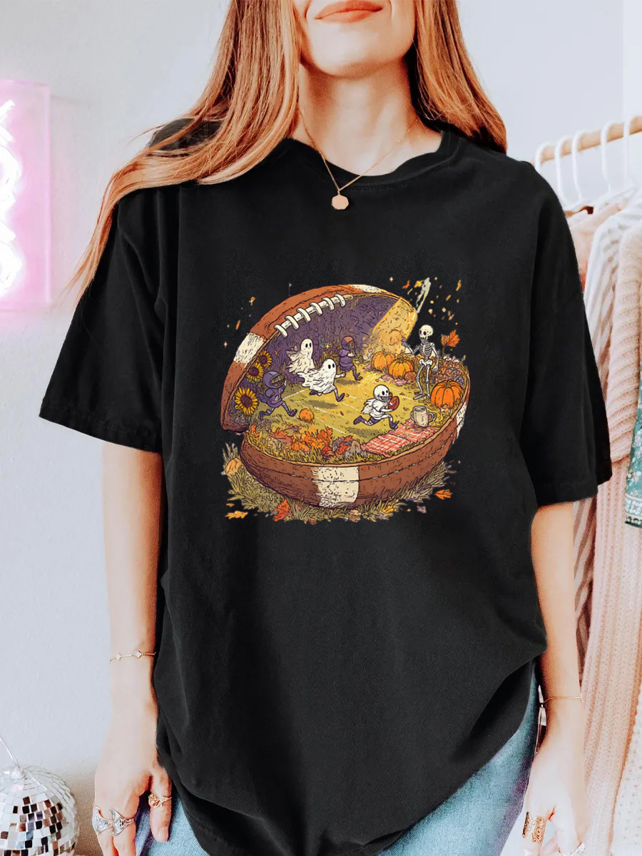 Vintage Having A Ball Oversize Graphic Tee