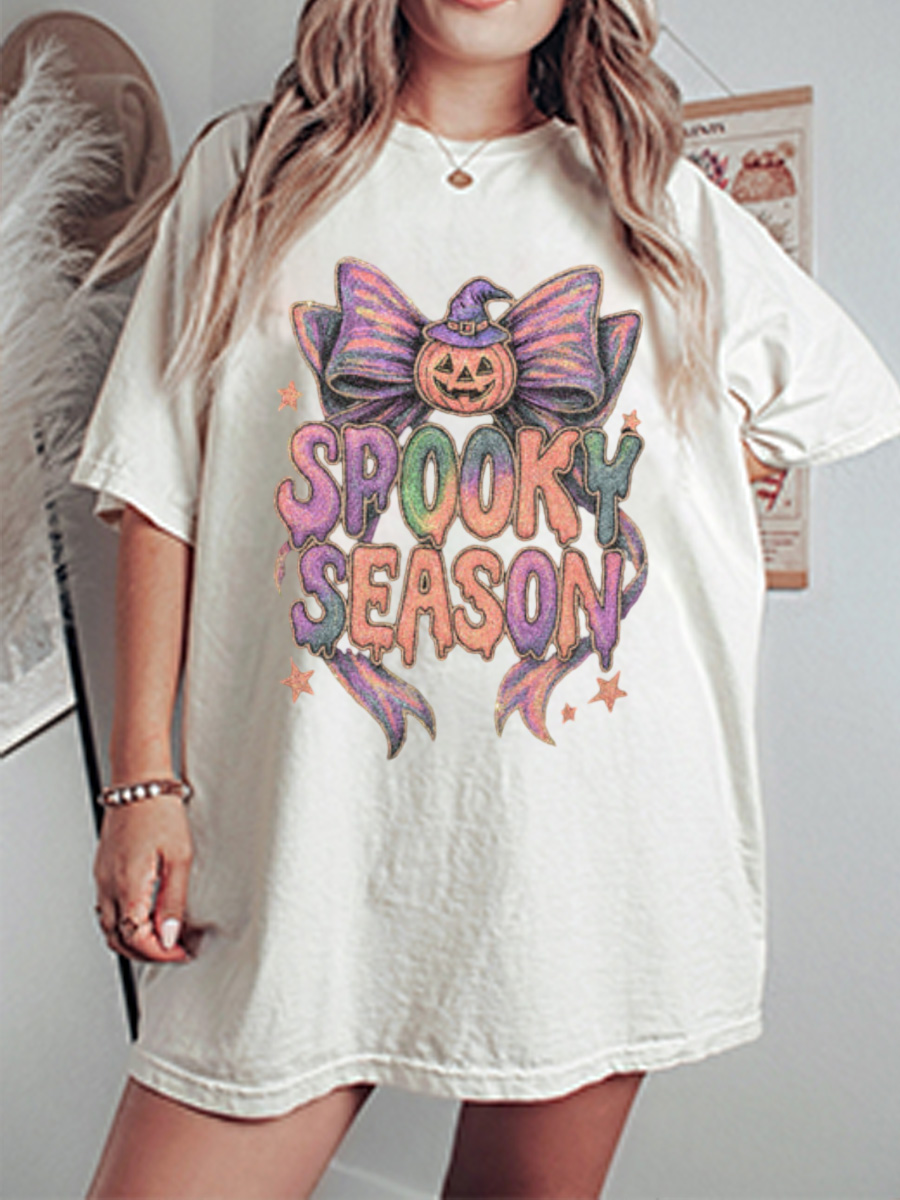 Vintage Sparkling Spirits Oversize Graphic Tee