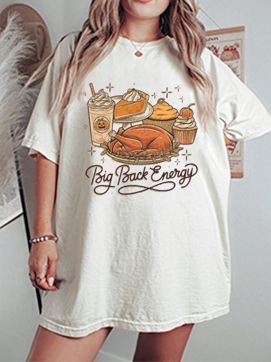 Vintage Big Back Energy Oversize Graphic Tee