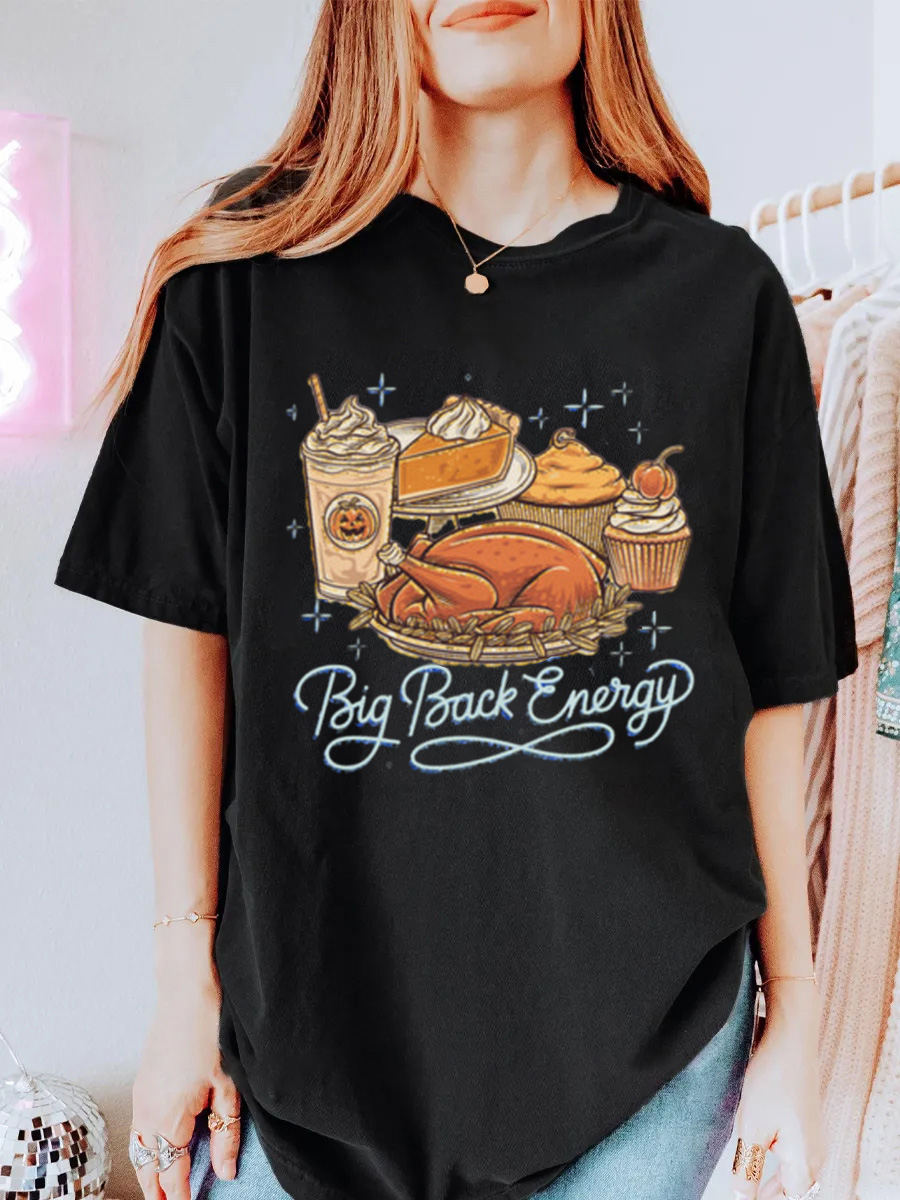 Vintage Big Back Energy Oversize Graphic Tee