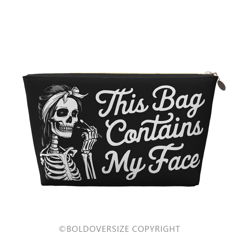 Vintage Skeleton Makeup Bags