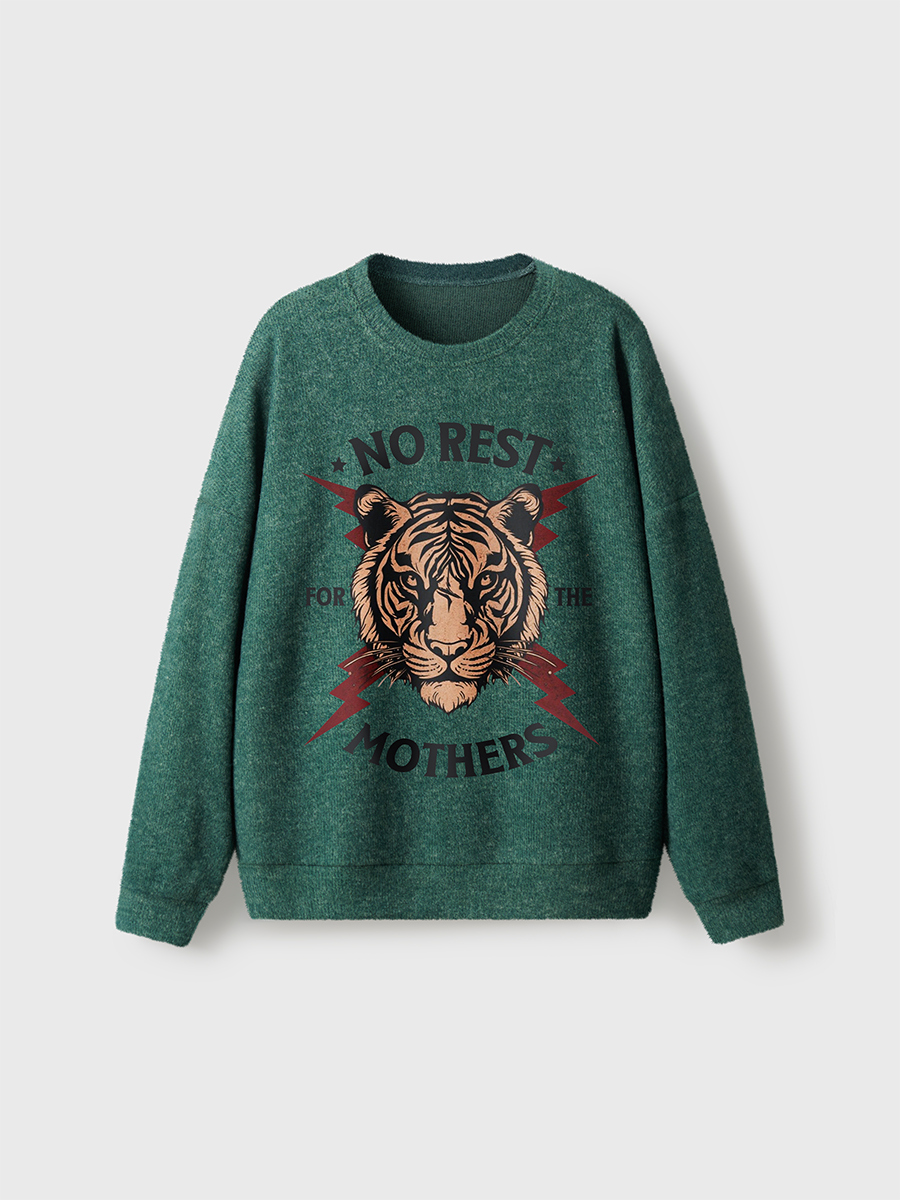 Vintage No Rest For The Mothers Shirt Fuzzy Sweater