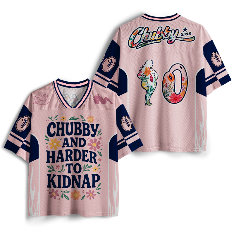 Vintage Chubby And Harder To Kidnap Mesh Jersey