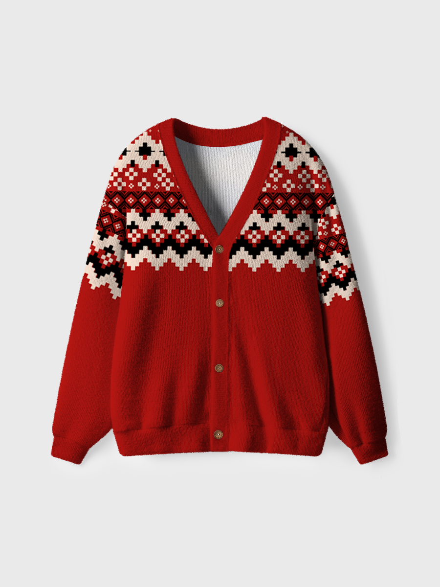 Vintage  Fair Isle Ugly Cardigan Sweaters