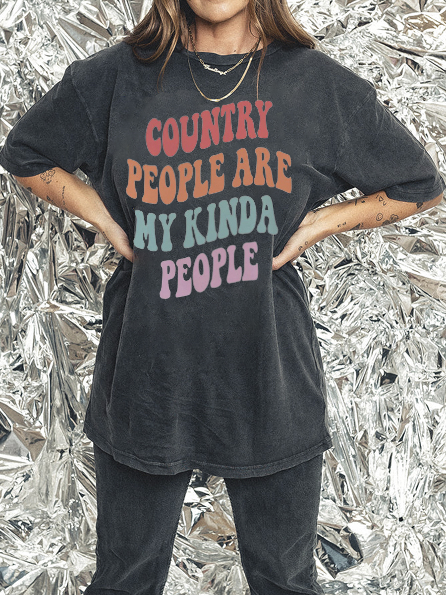 Country People Are My Kinda People Shirt