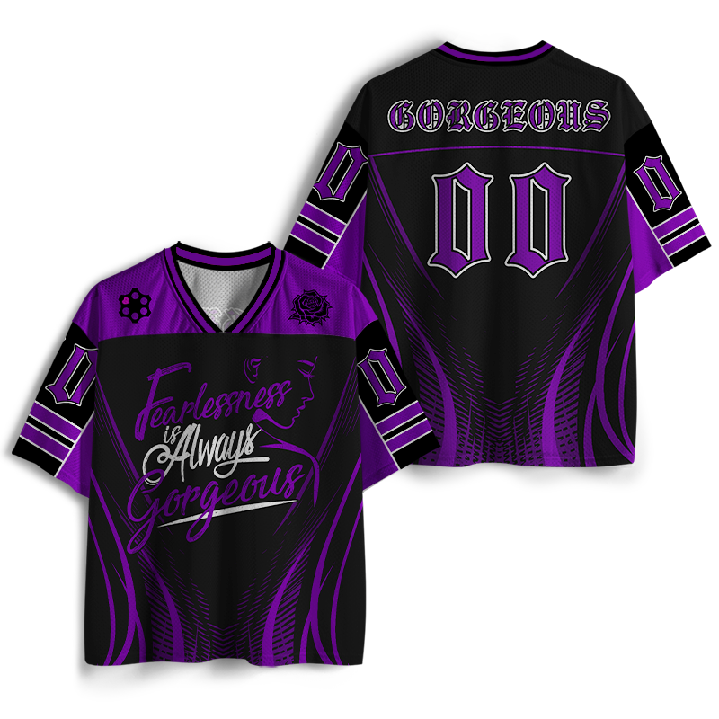 Vintage Fearlessness Is Always Gorgeous Mesh Jersey